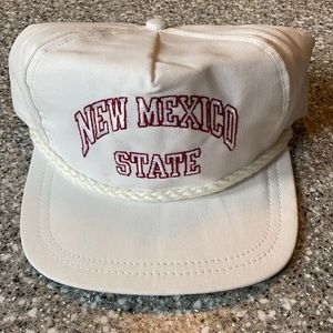 Vintage strapback rope New Mexico State hat